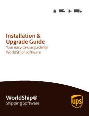 Install WorldShip .
